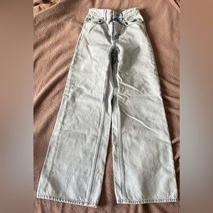 High waisted Wide leg jeans